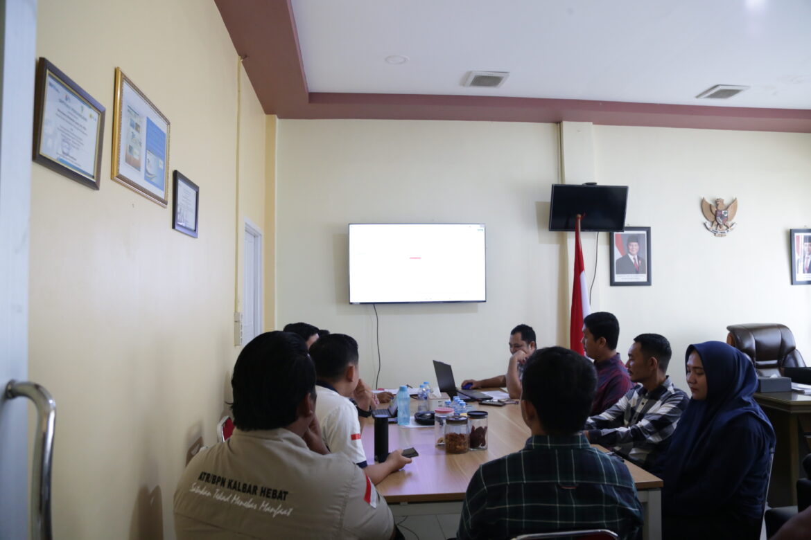 Kantor Pertanahan Kabupaten Bengkayang Laksanakan Monitoring dan Evaluasi Program PTSL Tahun 2025