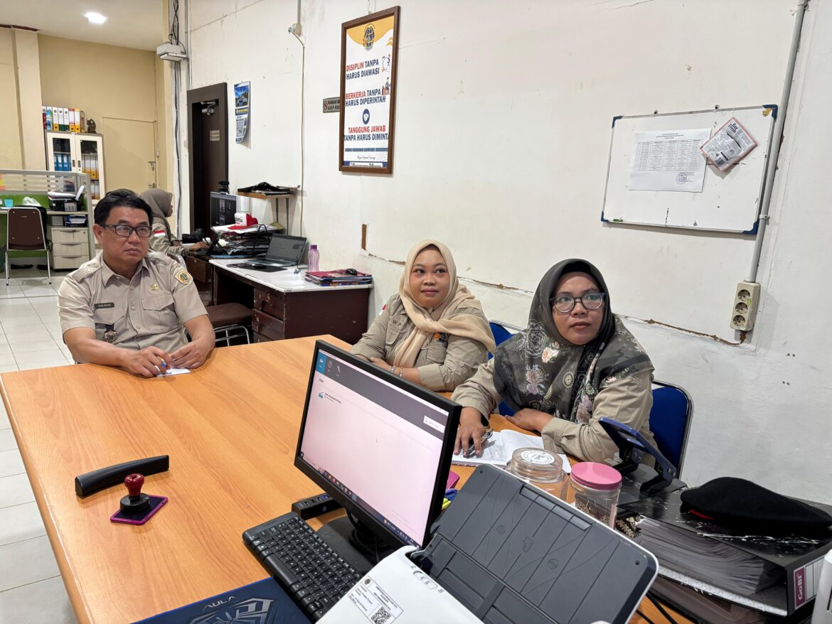 Kantor Pertanahan Kabupaten Bengkayang Ikuti Webinar Menuju Predikat SAKIP A
