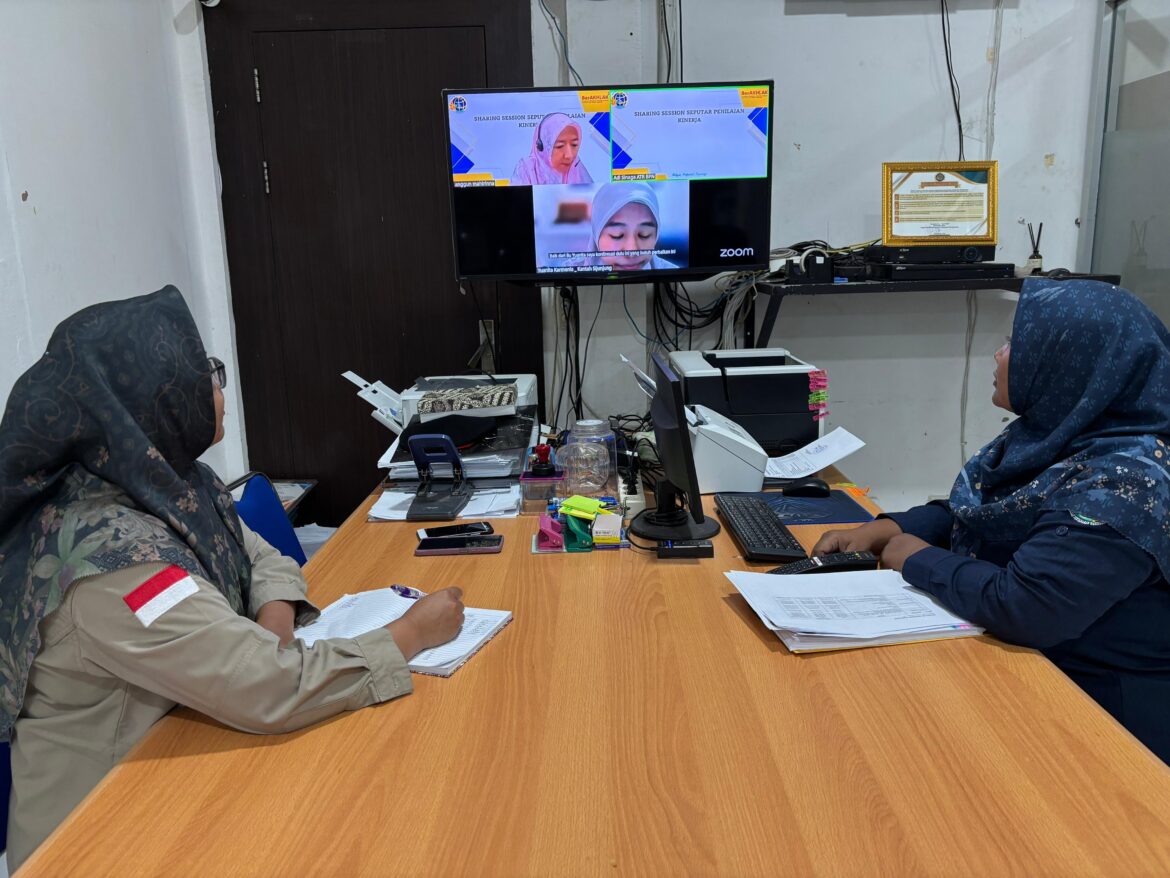Kantor Pertanahan Kabupaten Bengkayang Ikuti Coaching Clinic Penilaian Kinerja Pegawai yang Diselenggarakan oleh Biro SDM Kementerian ATR/BPN