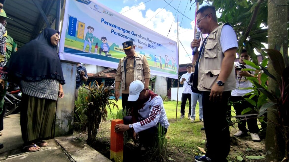 Pasang Patok, Hindari Cekcok, BPN Ajak Warga Ketapang Amankan Tanah
