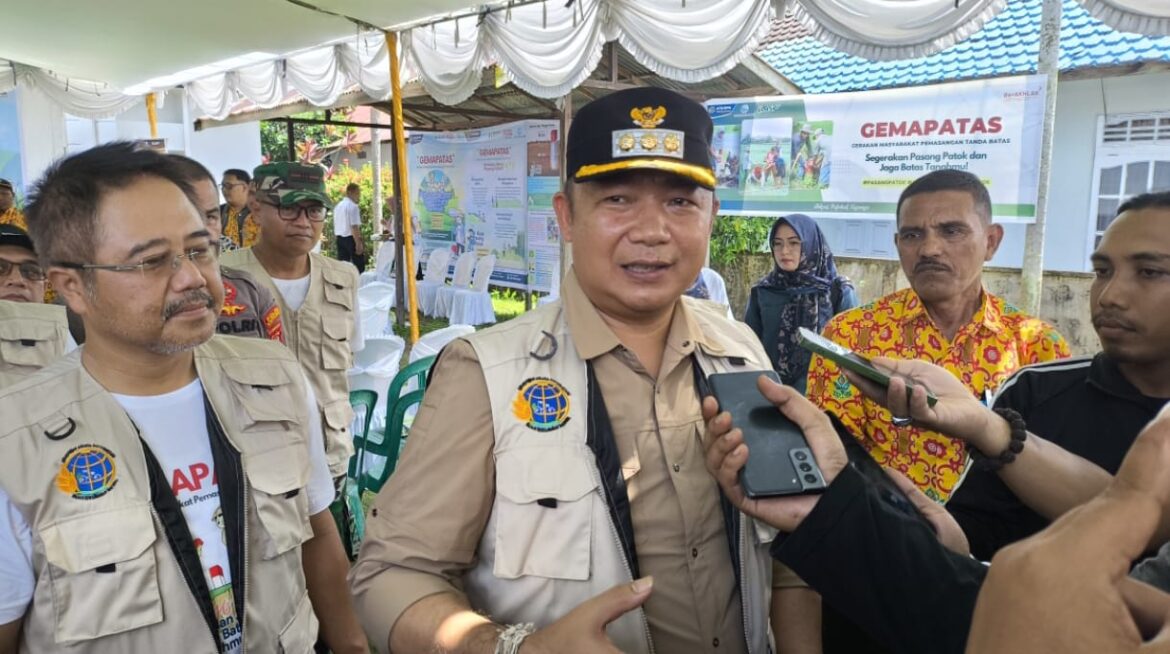 Pencanangan GEMAPATAS di Ketapang, Bupati: Jangan Patok Tanah Kawan