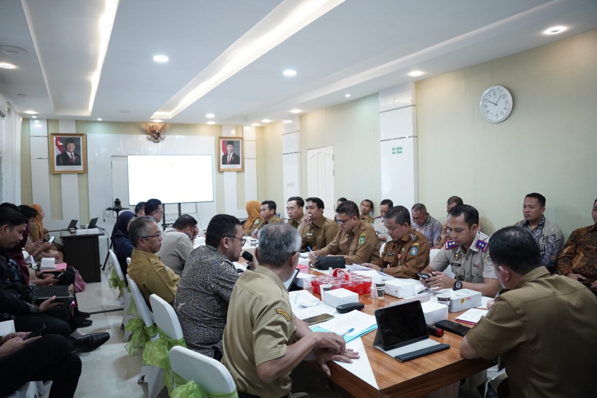 Kantor Pertanahan Bengkayang Hadiri Rapat Pembahasan Perjanjian Kerja Sama Pertanahan dengan Disnakertrans Kalbar