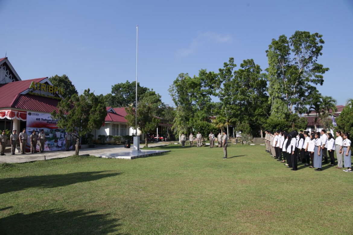 Kantor Pertanahan Bengkayang Gelar Upacara Peringatan 65 Tahun UUPA