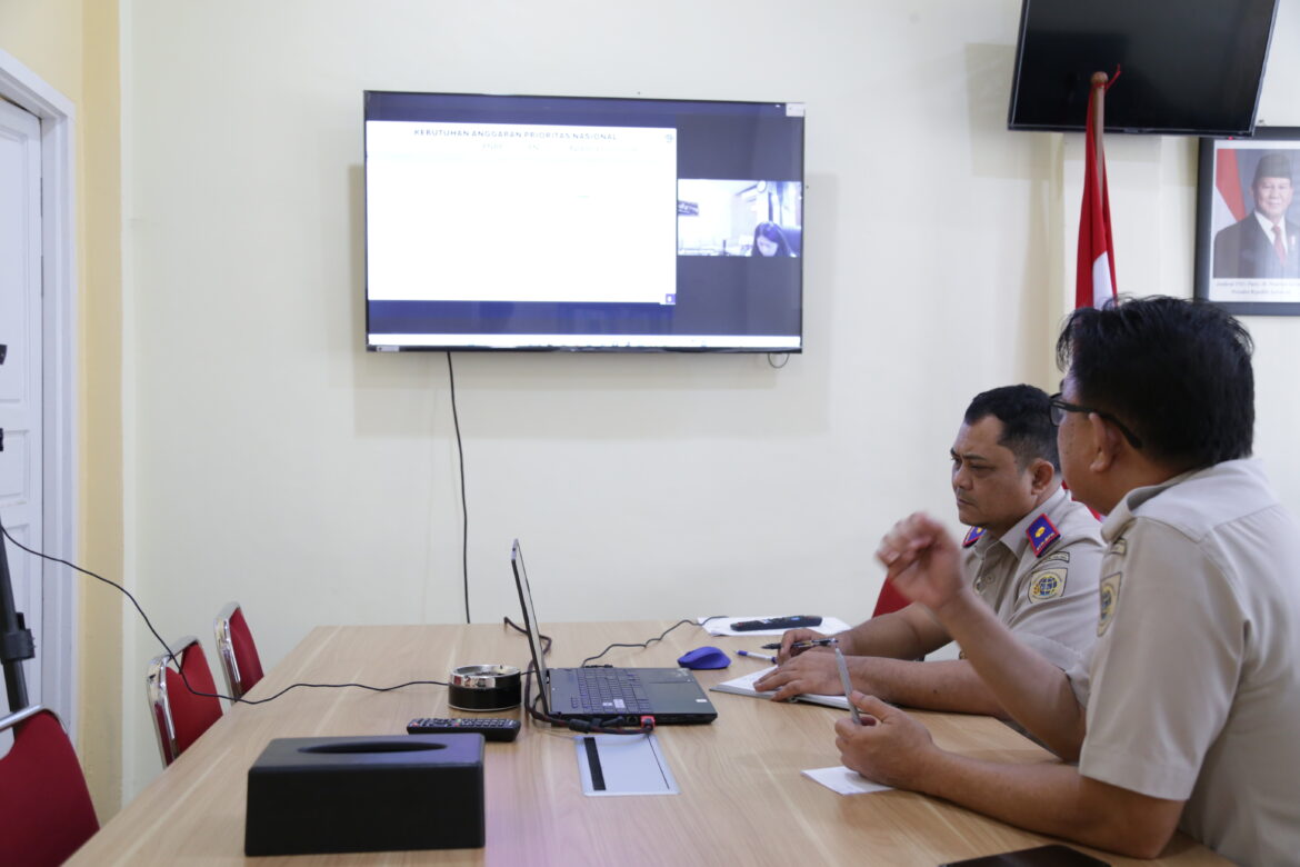 Kantor Pertanahan Bengkayang Ikuti Rapat Tindak Lanjut Relaksasi Blokir Anggaran 2025