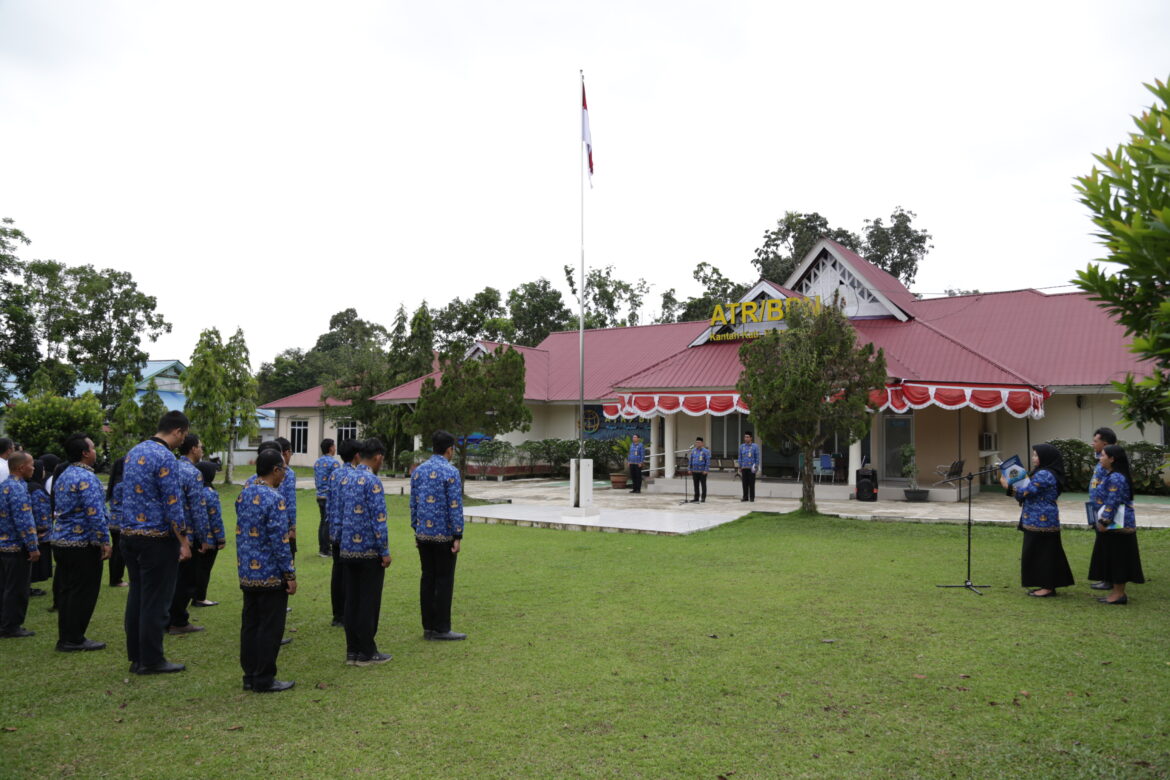 Kantor Pertanahan Kabupaten Bengkayang Gelar Upacara Peringatan Hari Kesaktian Pancasila Tahun 2025