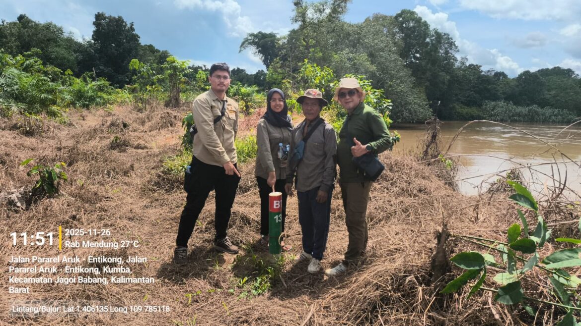 Kantor Pertanahan Kabupaten Bengkayang Laksanakan Tinjauan Lapang untuk Penerbitan Pertimbangan Teknis Pertanahan dalam Rangka PKKPR Non Berusaha dari Badan Bank Tanah