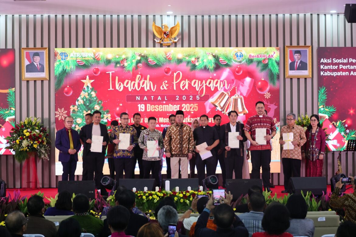 Dapat Sertipikat Menjelang Natal, Pendeta Apresiasi Dukungan ATR/BPN dalam Sertipikasi Tanah Rumah Ibadah