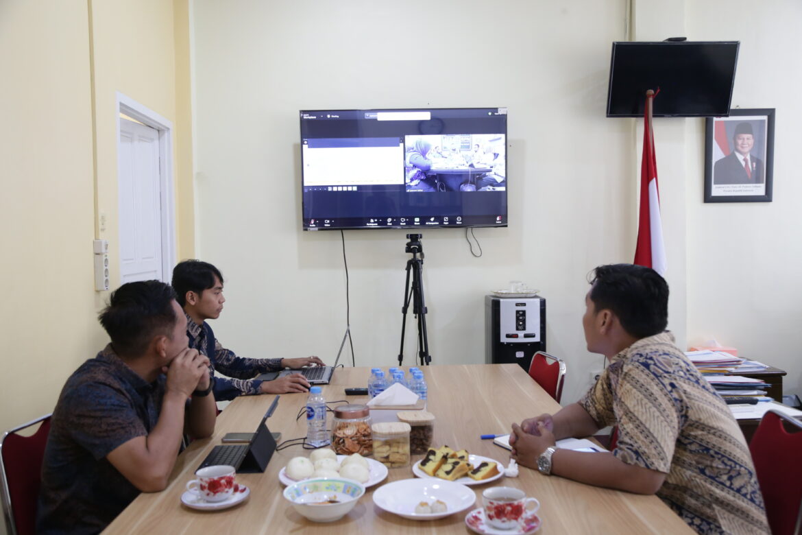 Kantor Pertanahan Bengkayang Ikuti Rapat Pembahasan PDDM Secara Daring