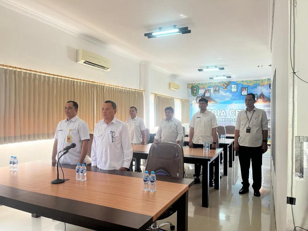 Kepala Kantor Pertanahan dan Bupati Bengkayang Ikuti Rakor Reforma Agraria Nasional 2025