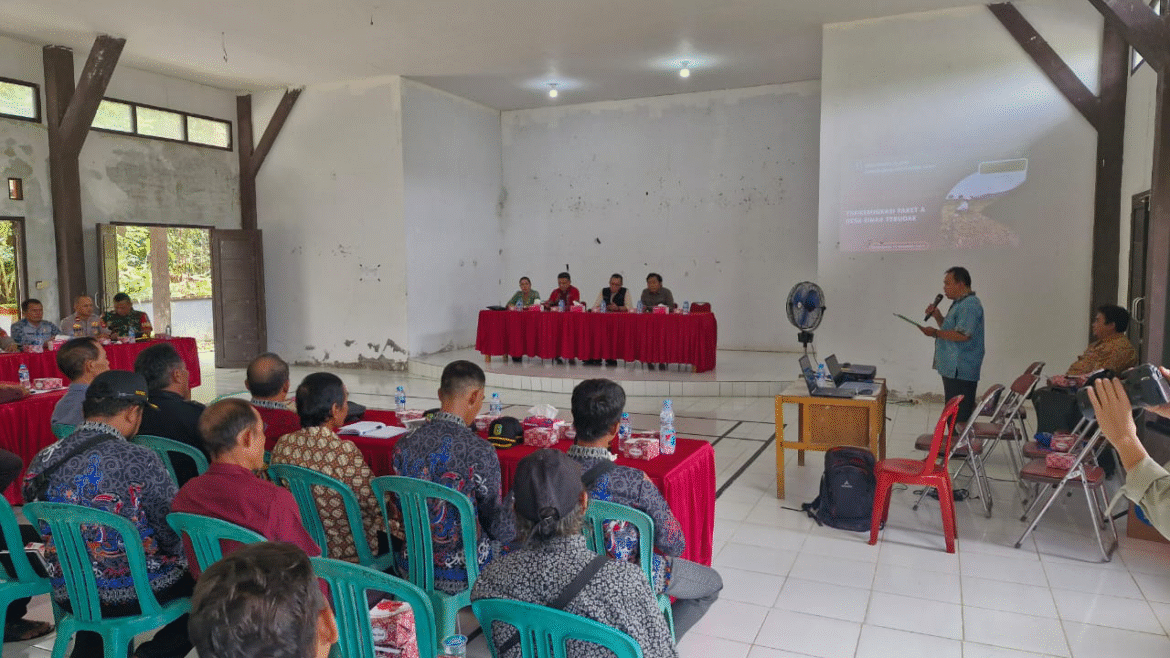 Kantor Pertanahan Bengkayang Ikuti Sosialisasi Hasil Evaluasi Lahan Transmigrasi Paket A
