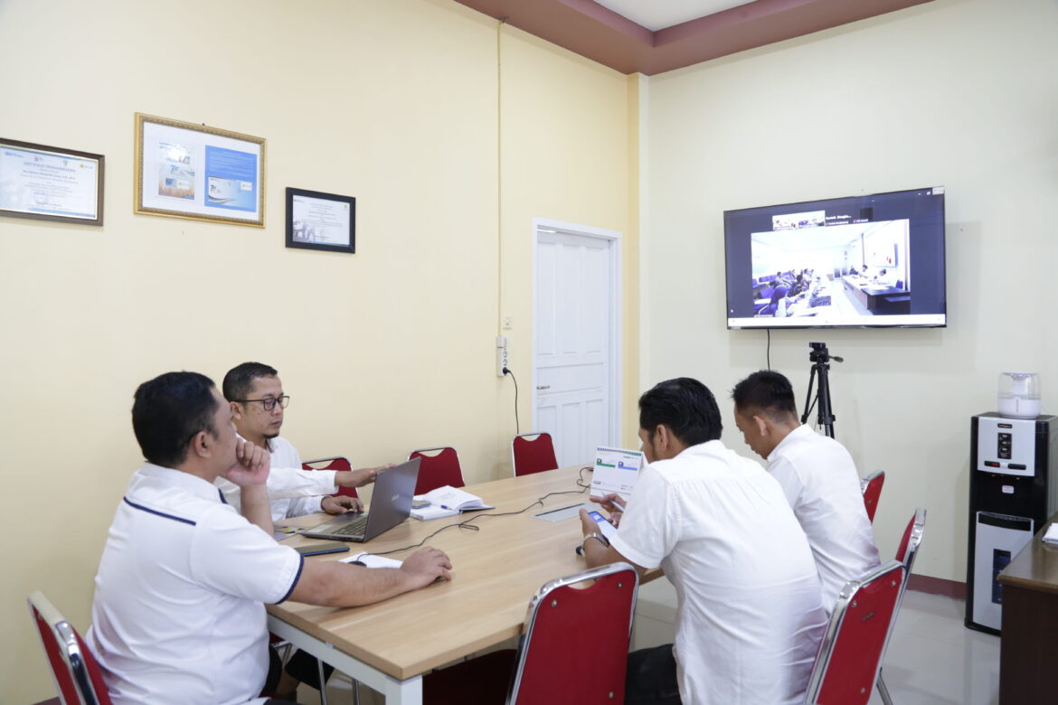 Kantor Pertanahan Bengkayang Ikuti Rapat Penyelesaian Permasalahan Tanah Tapak Tower PLN