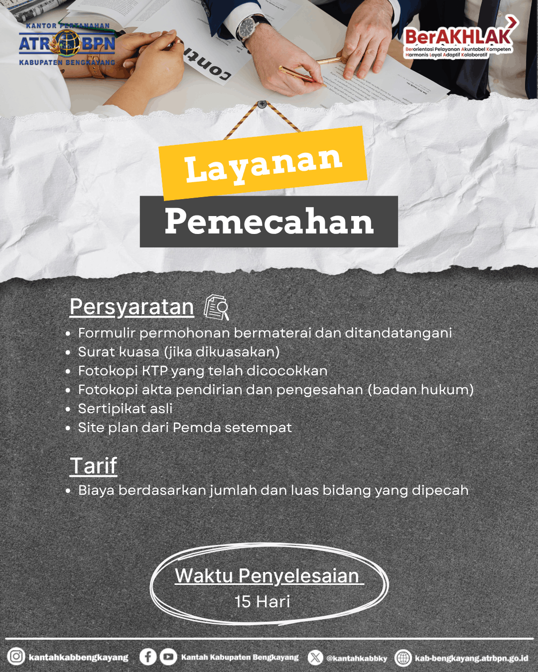 Pentingnya Pemecahan Sertipikat Tanah Sesuai Ketentuan yang Berlaku