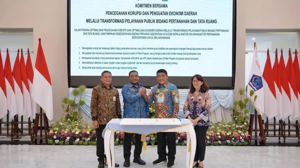 Gandeng KPK, Kementerian ATR/BPN Jadikan Sulut “Pabrik” Percontohan Anti-Korupsi Pertanahan