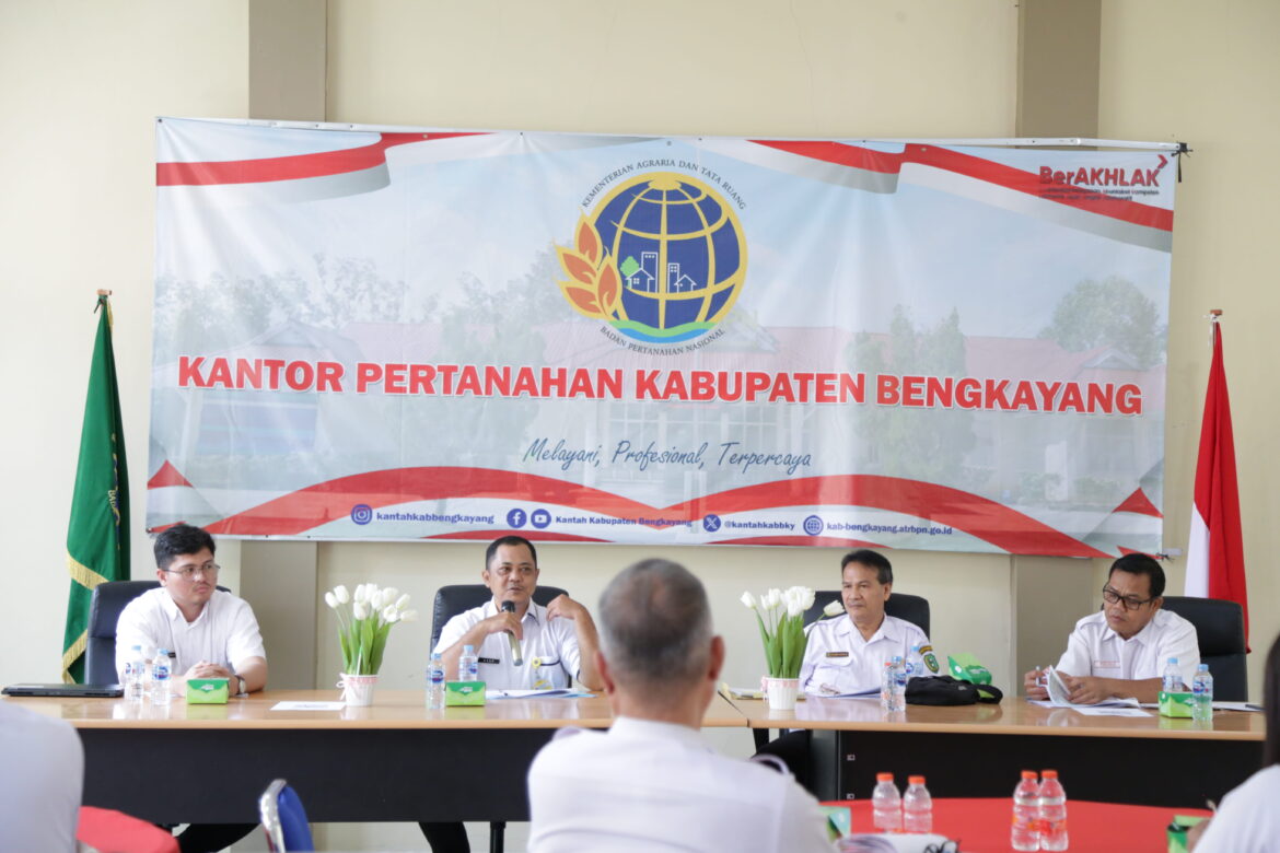 Kantor Pertanahan Kabupaten Bengkayang Gelar Rapat Persiapan Pelaksanaan Kegiatan GTRA Tahun 2026